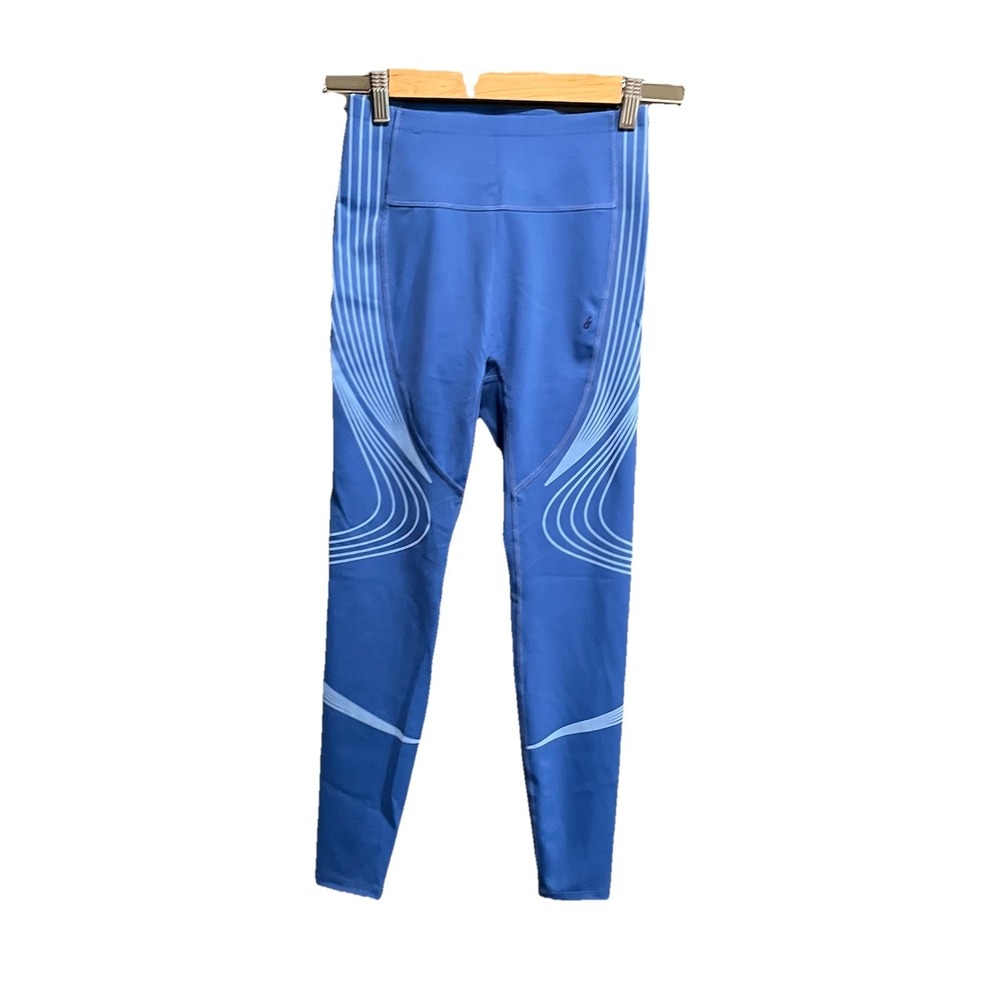Fanka Blue Body Sculpt High Intensity Women's Leggings Size Medium